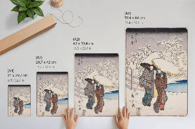 Poster na stenu Fujisawa od Utagawy Hiroshige