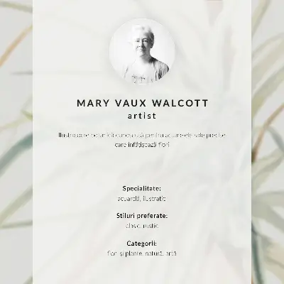 Plagát divoký ananás (Tillandsia fasciculata) z roku 1921 od Mary Vaux Walcott
