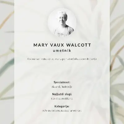 Plagát divoký ananás (Tillandsia fasciculata) z roku 1921 od Mary Vaux Walcott