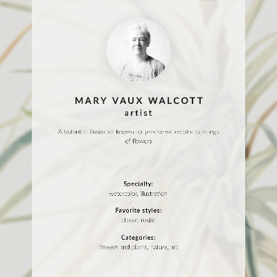 Plagát Divoký ananás (Tillandsia fasciculata) (1921) od Mary Vaux Walcott