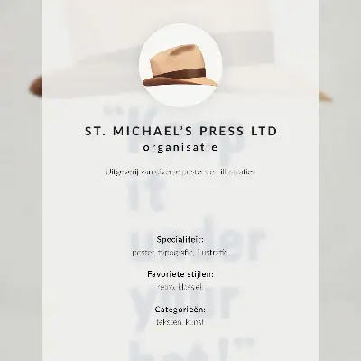 Plagát na stenu Držte si to pod hlavičkou! z 40. rokov 20. storočia vo vysokom rozlíšení od St. Michael's Press Ltd.