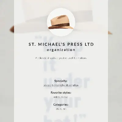 Plagát na stenu Držte si to pod hlavičkou! z 40. rokov 20. storočia vo vysokom rozlíšení od St. Michael's Press Ltd.