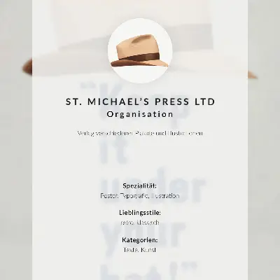 Plagát na stenu Držte si to pod hlavičkou! z 40. rokov 20. storočia vo vysokom rozlíšení od St. Michael's Press Ltd.