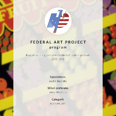 Plagát Ovocný obchod (1936) – od Federal Art Project