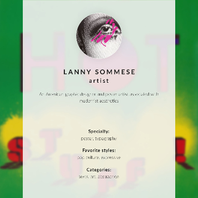 Poster na stenu Horúce veci! (1985) – plagát Lanny Sommese