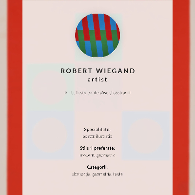 Plagát do obývačky Plagát k výstave Roberta Wieganda (1965)