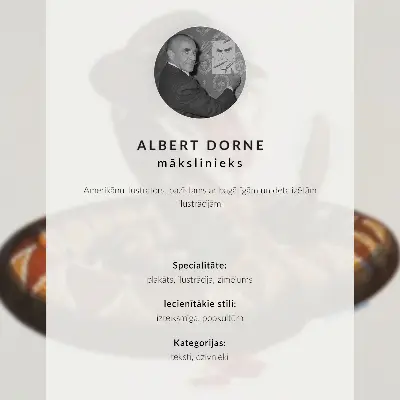 Plagát s hadom od Alberta Dorneho z roku 1944