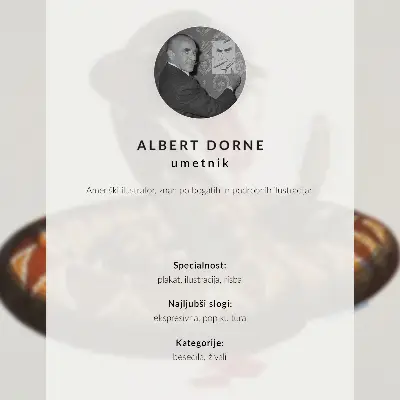 Plagát s hadom od Alberta Dorneho z roku 1944