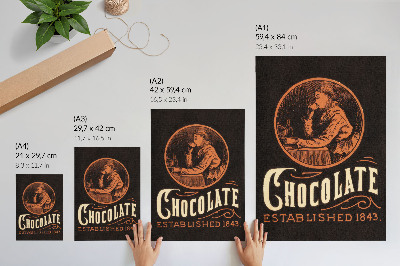 Poster na stenu Webbova čokoláda (1843) – chromolitografia
