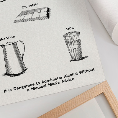 Poster na stenu Bezpečné stimulanty od Dominion Scientific Absorption Committee