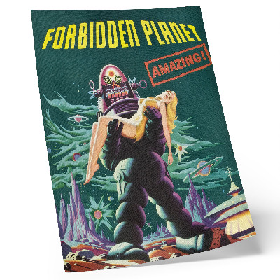 Plagát Zakázaná planéta s robotom Robbym (1956)
