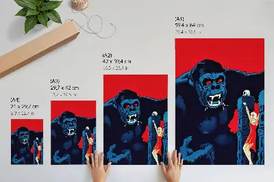 Filmový plagát dánske vydanie k filmu King Kong z roku 1933