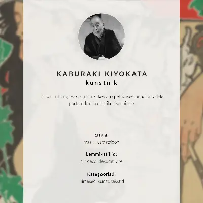 Plagát do obývačky umelecké dielo Kaburaki Kiyokata z februára 1909