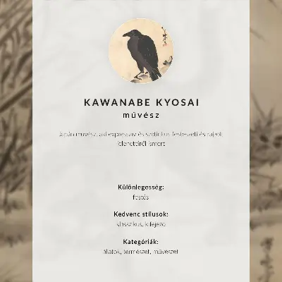Plagát na stenu mačka chytá žabu od Kawanabeho Kjosaiho