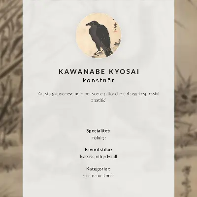 Plagát na stenu mačka chytá žabu od Kawanabeho Kjosaiho
