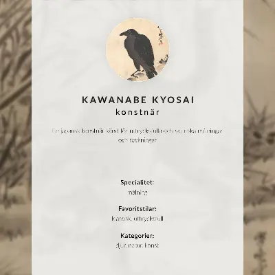 Plagát na stenu mačka chytá žabu od Kawanabeho Kjosaiho