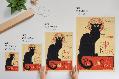 Poster na stenu Tournée du Chat Noir (1896) od Théophila Alexandra Steinlena