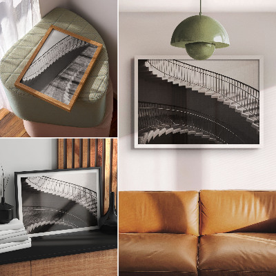Retro plagát Čiernobiela elegancia, moderné tvary