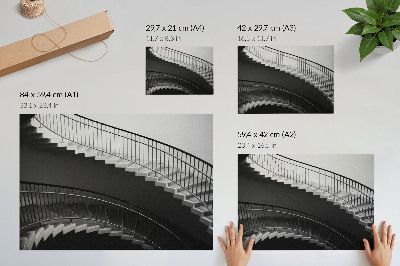 Retro plagát Čiernobiela elegancia, moderné tvary
