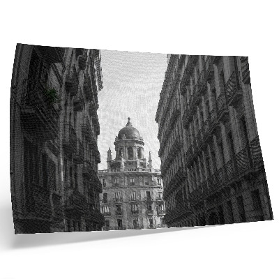 Poster Symetrické fasády historickej mestskej architektúry