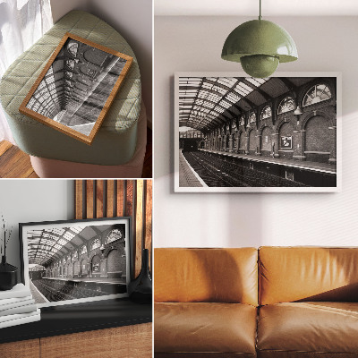 Plagát do izby Elegancia mestskej architektúry, svetlo a tieň