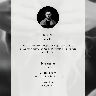 Plagát do izby minimalizmus so zobrazením hudby pri dverách v žiarivých pokojných farbách