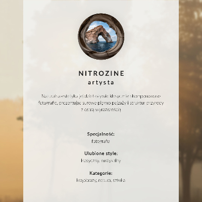Retro plagát Jesenné farby jazera pokojná atmosféra harmónia
