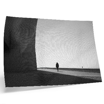 Poster Minimalistická silueta, silné tiene, moderný priestor