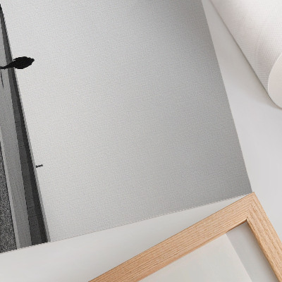 Poster Minimalistická silueta, silné tiene, moderný priestor
