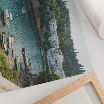 Poster Zátoka Boats Stredomorské kopce