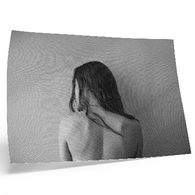 Retro plagát Minimalistické čaro postáv v monochromatickom štýle