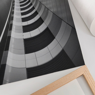 Poster Moderný geometrický priestorový tunel