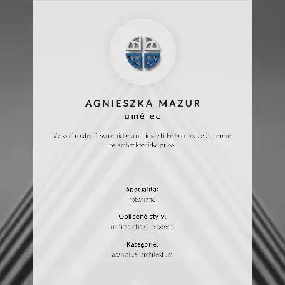 Retro plagát so zobrazením symetrie čiar v monochromatickom dynamickom kompozičnom štýle