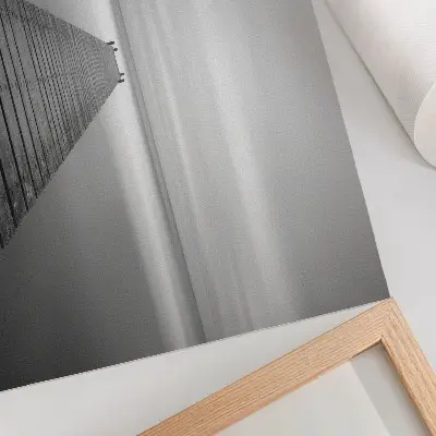 Plagát do izby monochromatické mólo s pokojným povrchom v elegantnom štýle