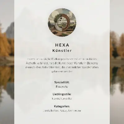Retro plagát drevená chata pri pokojnej vode na vresovisku