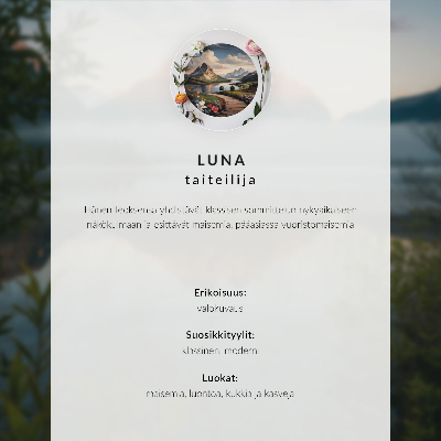 Retro plagát Malebné hory a farebná jeseň