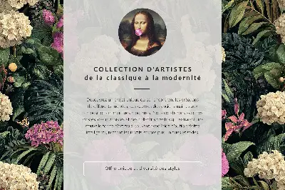 Plagát mačka na mamute s fantasy prírodou a mágiou