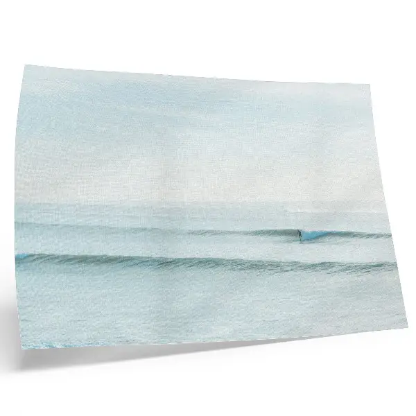 Plagát Oceánske vlny pokojný minimalistický motív surferov