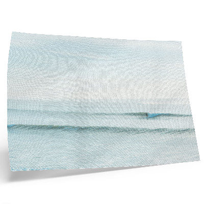 Poster Oceánske vlny surfer pokojný minimalista