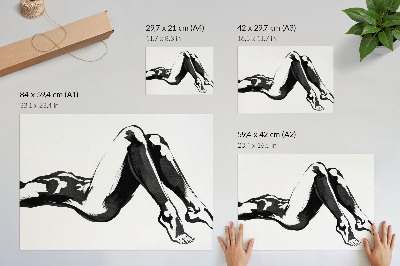 Poster Čiernobiele abstrakcie harmónia modernita