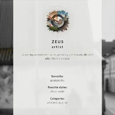 Retro plagát s motívom kanála, mosta, stromov, budov, bicykla a kvetov