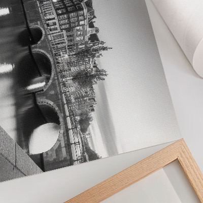 Poster Elegantné mosty, klasická architektúra, kanály