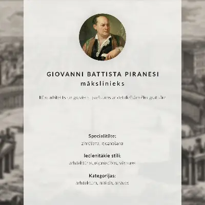 Plagát Gotický oblúk od Giovanniho Battistu Piranesiho umelecká reprodukcia diela z rokov 1800-1809