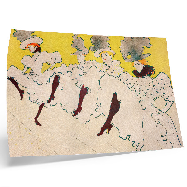 Poster Výtlačok s vysokým rozlíšením The Troupe of Mademoiselle Eglantine (1896) od Henriho de Toulouse-Lautrec