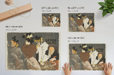 Plagát do izby Asche od Théophila-Alexandra Pierra Steinlena