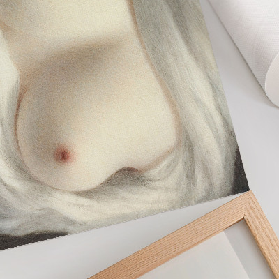 Poster Odhalené ženské prsia: Odhalená krása (1828) od Sarah Goodridgeovej