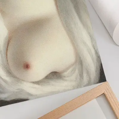 Plagát Odhalené ženské prsia: Odhalená krása od Sarah Goodridgeovej z roku 1828