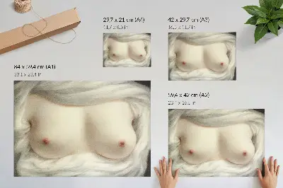 Plagát Odhalené ženské prsia: Odhalená krása od Sarah Goodridgeovej z roku 1828