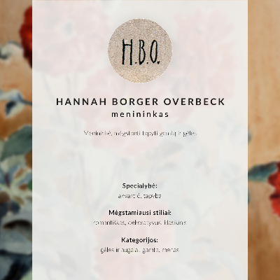 Poster Amaryllis (1915) od Hannah Borger Overbeck