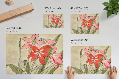 Poster Amaryllis (1915) od Hannah Borger Overbeck